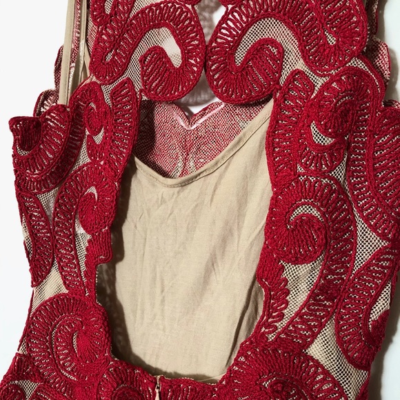 Red Lace dress - Picture 6 of 8